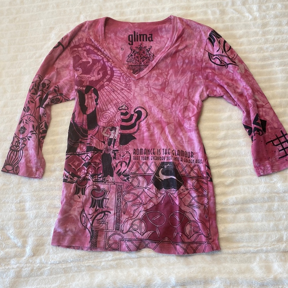 Womens 3/4 sleeve top
